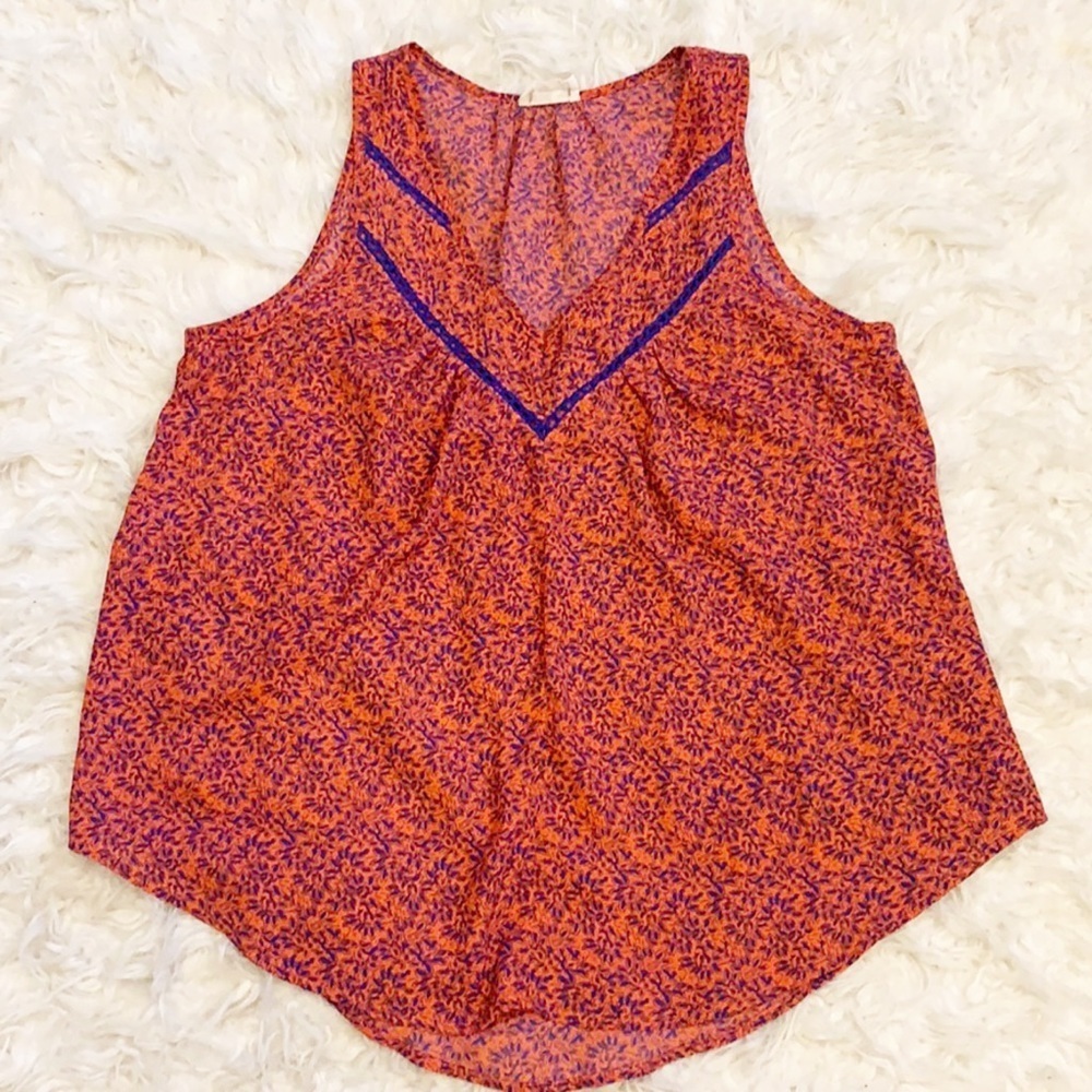 Sienna sky sleeveless blouse